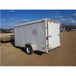 TRANSPORT 12' ENCLOSED S/A TRAILER