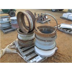 1 LOT (6) MISCELLANEOUS TRUCK RIMS