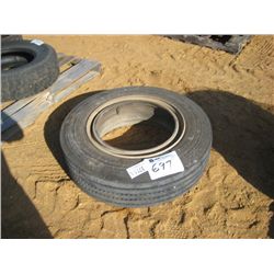 (1) 255/70R22.5 MICHELIN TIRE & WHEEL