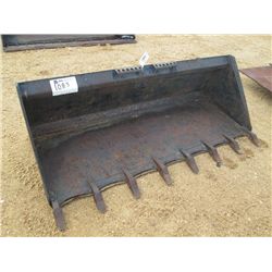 (1) SKIDSTEER BUCKET