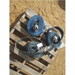 1 LOT (3) 2" TRASH HOSE