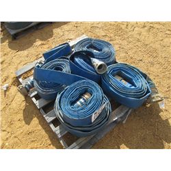 1 LOT (6) 3" TRASH HOSE