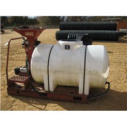 300 GALLON MIXER TANK W/GAS PUMP
