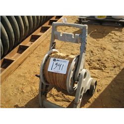 HOSE REEL CART W/1/8" ROPE