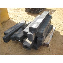 1 LOT RUBBER LANDSCAPE TIMBERS
