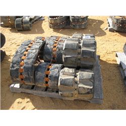 1 LOT (3) SKID STEER RUBBER TRACK
