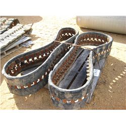1 LOT (2) 12" SKID STEER RUBBER TRACK