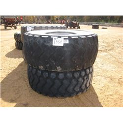 1 LOT (2) 26.5R25 MICHELIN TIRES