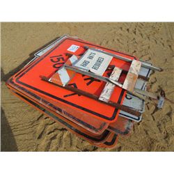 (1) LOT SAFETY SIGNS