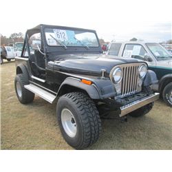 1984 JEEP 4X4 CJ7 SUV