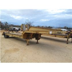 1989 HOMEMADE LOWBOY TRAILER