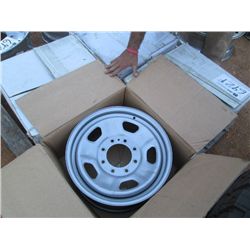 2 EA 8.25 X 22.5 STEEL RIMS