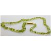 Image 2 : Natural Peridot Single Row Necklace with clasp