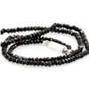 Natural Black Spinal Necklace 48.85ctw with brass clasp