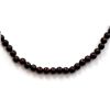 Image 2 : Garnet beads round 101.75 ctw Necklace