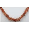Image 2 : Natural Cornoline Single Row Necklace with clasp