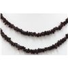 Image 3 : Natural Garnet 34" inches Single Row Necklace no clasp