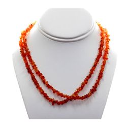 Natural Coroline Un-cut Beads Necklace