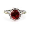 Image 1 : Genuine 2.30 Ctw Ruby Ring 14Kt White Or Yellow Gold