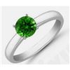 Image 1 : Green Tourmaline 3.0 ctw Solitaire Ring 14kt W/Y Gold