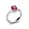 Image 1 : Genuine 0.55 ctw Garnet Ring 14kt White or Yellow Gold