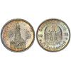 Image 1 : Germany. Third Reich. Silver 5 Mark 1935A - 2nd. Anniversary of Nazi Rule. UNC, toned.
