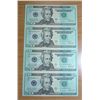 Image 1 : Uncut sheet of 4 2004A $20 FRN  STAR NOTES  RARE