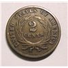 Image 2 : 1864 TWO CENT SMALL MOTTO VF-XF RARE