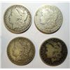 Image 1 : 1882-CC VG, 89-S VG, 98-S VF, 02-S VG Morgan $