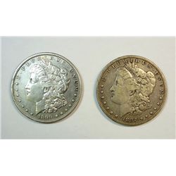 1892S VF and 1899S  XF   Morgan $