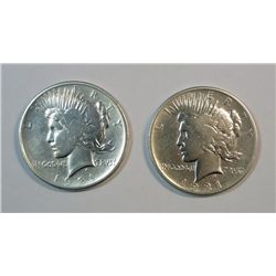 2 1921 Peace $  Fine
