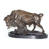 Image 1 : Massive Bronze Sculpture Buffalo - Bison