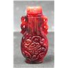 Image 1 : Handcarved Red Jade Snuff Bottle mwf2024