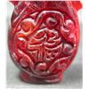 Image 2 : Handcarved Red Jade Snuff Bottle mwf2024