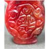 Image 3 : Handcarved Red Jade Snuff Bottle mwf2024