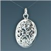 Image 2 : Silver Plated Egg Pendant