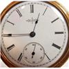 Image 2 : Antique Double Open Case Engraved Pocket Watch  MWF121