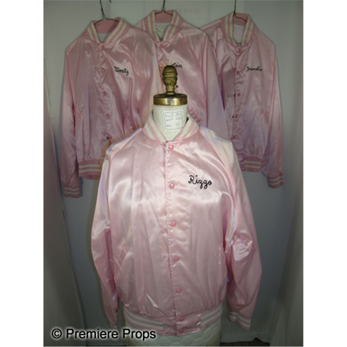Lot of "Pink Lady" Jackets from "Grease" w/ Embroidered Names