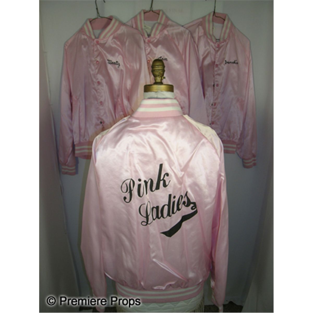Lot of "Pink Lady" Jackets from "Grease" w/ Embroidered Names