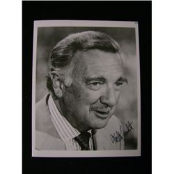 Walter Cronkite Signed Photo