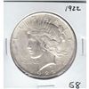 Image 1 : 1922 BRILLIANT UNCIRCULATED SILVER PEACE DOLLAR