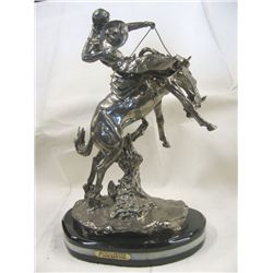 22% Real Silver "Wicked Pony" Sculpture
