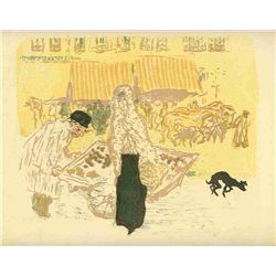 Bonnard Lithograph "Marchand Des Quatre-Saisons"