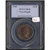 Image 1 : 1760 Voce Populi Hlfpny PCGS EF45