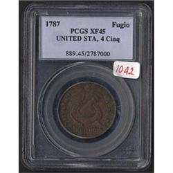 1787 Fugio Ct PCGS EF45