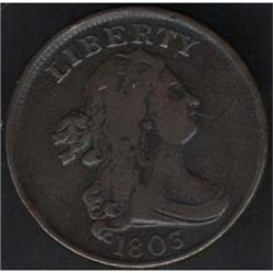 1803 Half Cent F12