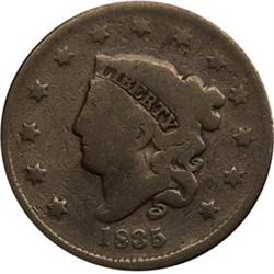 1835 Large Cent G6