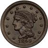Image 1 : 1849 Large Cent N-1 EF40