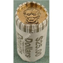 1 Bank Roll 2009-D UNC Taylor Presidential Dollars