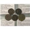 Image 4 : 5 Ancient Roman Coins City Urba Roma Constantine Commem